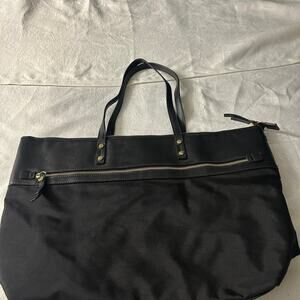 Large black tote bag